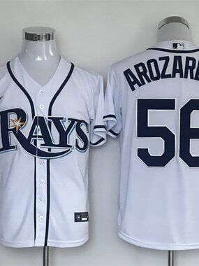 Arozarena #56 Stitched Baseball Shirt - Classic White/Navy